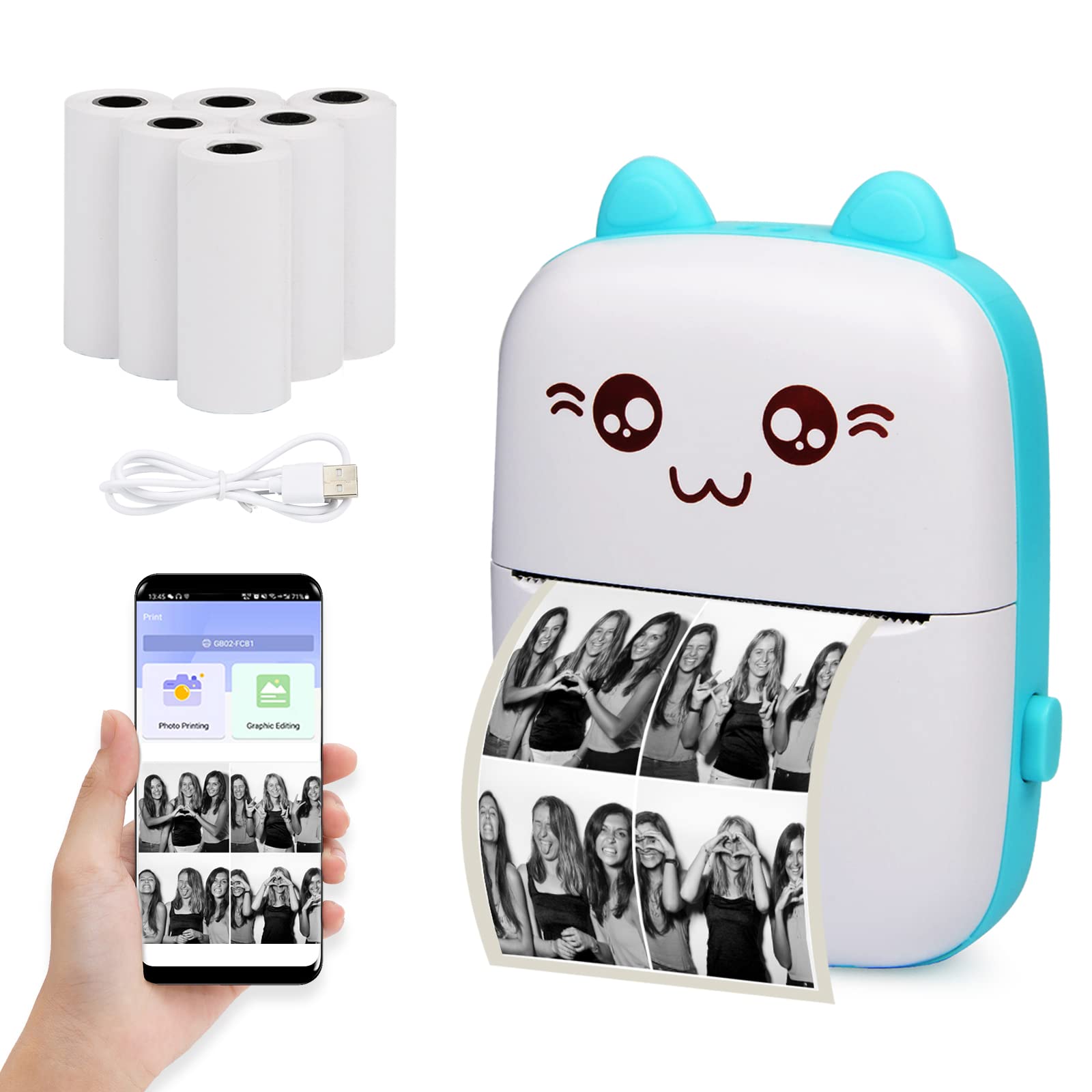 Mini impresora portátil de bolsillo